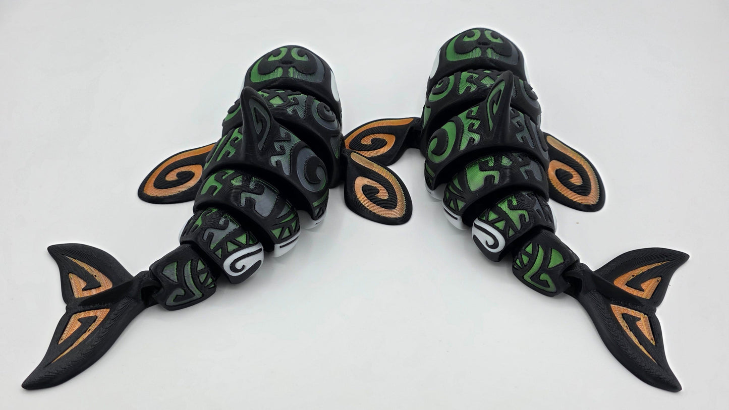 Tattooed Orca – A Splash of Ocean Attitude!